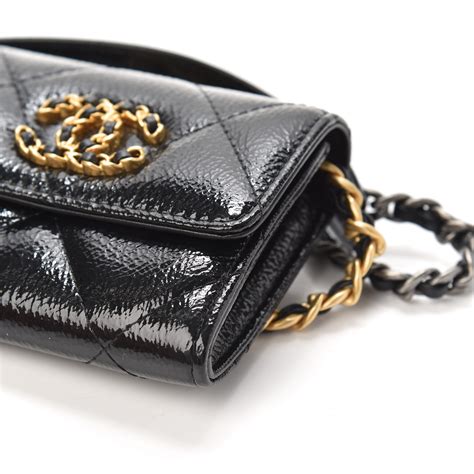 chanel 19 flap coin purse with chain